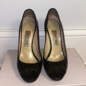 Jimmy Choo Snakeskin Pumps
